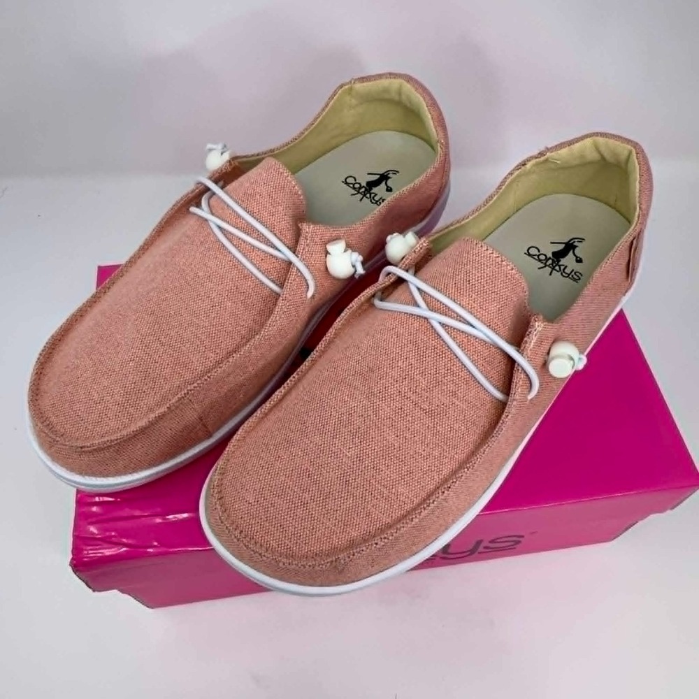 NEW Corkys Kayak Slip On Sneaker Women's Size 10 Blush Pink Comfort Footbed‎